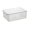 thumbnail image 1 of Caja a prueba de para Pizza, contenedor con tapa para verduras, apilable con tapa, recipiente para bolas de para el hogar, refrigerador,, 1 of 9