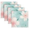 thumbnail image 2 of Iauyy Satin Napkins Set of 1- Flower Print DIY Printing Decoration Cloth Napkin- Easy Care for Home/Party, 2 of 8