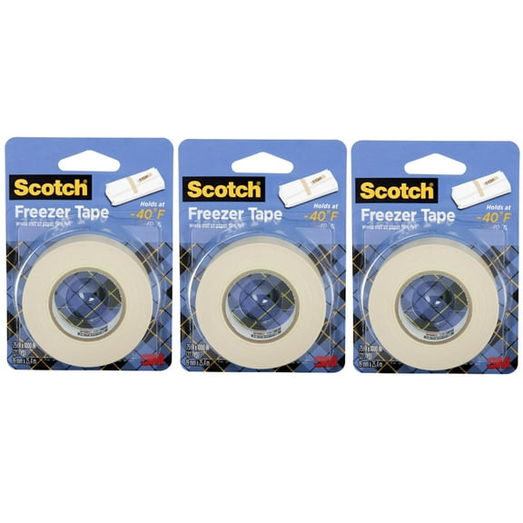 3M 178 " x 1100" Freezer Tape,pack of 3