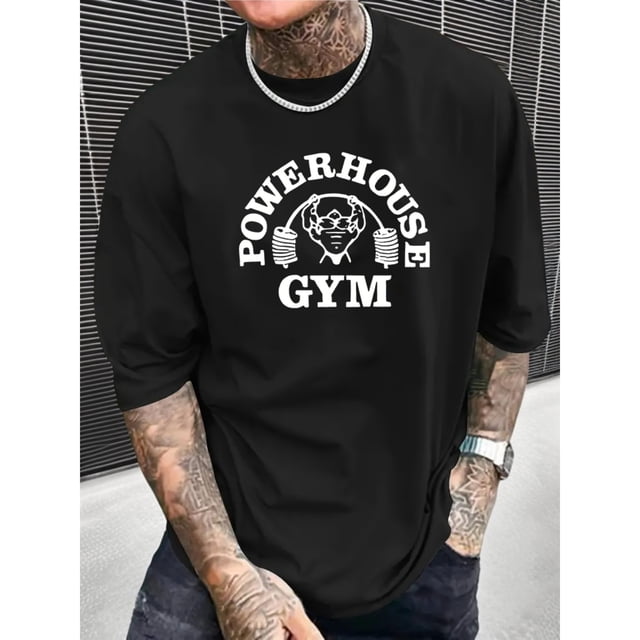New Trendy Brand Summer Round-neck Short-sleeve Casual Sports T-shirt, High-street Design with Unique Printed Pattern, Niche High-end Style, Bold and Cool Casual Fashion, Versatile Trendy Couple's Spo