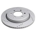 thumbnail image 5 of TRQ Front and Rear Performance Brake Rotors Set Premium G-Coated Cross Drilled & Slotted Fits Select 2015-2017 Ford F-150, 5 of 6