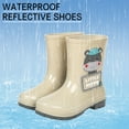 thumbnail image 2 of TAIAOJING Kids Rain Boots For Boys Girls Children Cute Cartoon Waterproof Soft Bottom Non-Slip Rainboots, 2 of 4