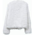 thumbnail image 3 of Amazhiyu Women's Faux Fur Zip Up Jacket Pockets Long Sleeve Winter Coat, 3 of 6