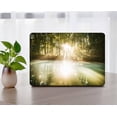 thumbnail image 5 of KSK KAISHEK Compatible MacBook Pro 15" Case 2019 - 2016 Released Model A1707/A1990, Plastic Hard Shell Case + Black Keyboard Cover, Blue series A 0396, 5 of 5