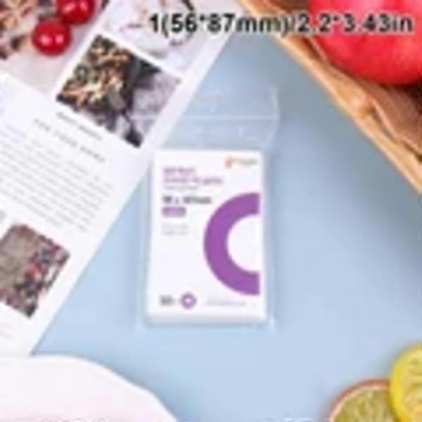 50Pc Korea Frosted Short Sleeves Photocard Holographic Protector Film Album Binder Pocket Side Idol Photo Card