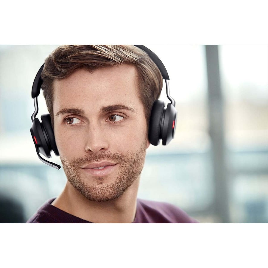 Jabra Evolve2 65 MS Stereo Wireless Headset, Black - Bluetooth, 37Hrs Battery, Noise Cancelling - Walmart.com Jabra Evolve2 65 MS Stereo Wireless Headset, Black - Bluetooth, 37Hrs Battery, Noise Cancelling - Walmart.com