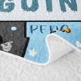 thumbnail image 5 of Erosebridal Penguin Twin Quilt Set for Boys Girls, Winter Friends Twin Coverlet Set, 2 Pieces 1 Bedspread and 1 Pillowcase, 5 of 7