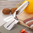 thumbnail image 2 of Pinzas de cocina Sailing 3 en 1 espátula de doble cara acero inoxidable multifuncionales, 2 of 5