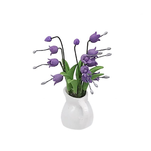 Fridja Mini Dollhouse Miniature Green Plant Flower in Pot Fairy Garden Accessory