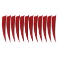 thumbnail image 4 of 12pcs 4 "Flecha de tiro con de goteo Flechas de s naturales Flecha Eje DIY - rojo Sunnimix Piezas de Fletchings, 4 of 8