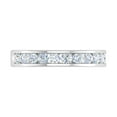 thumbnail image 3 of 0.60 Carat Channel Set Diamond Wedding Band Ring in 14K White Gold (Ring Size 5) (SI1-SI2 Clarity), 3 of 5