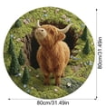thumbnail image 3 of zhangmingg Modern Animal Optical Carpet Playful Area Rug for Living Room Bedroom, 3 of 8