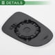 thumbnail image 5 of Reemplazo de vidrio de espejo retrovisor convexo del lado del conductor izquierdo no calefaccionado para Ford Galaxy 1995-2006, 5 of 6
