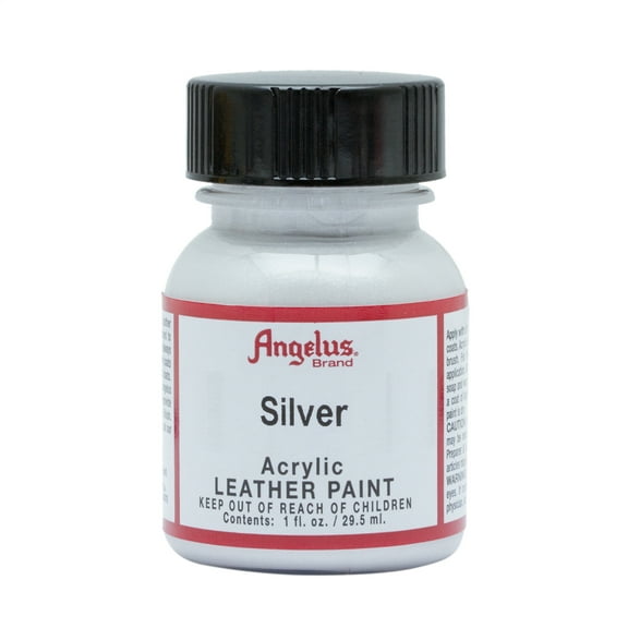 Angelus® Leather Paint, Silver, 1 oz.