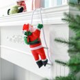 thumbnail image 3 of OIUR Santa Ladder Pendant Christmas Decoration Festive Santa Ornament with Curly Beard Festive Hanging Ornament, 3 of 7