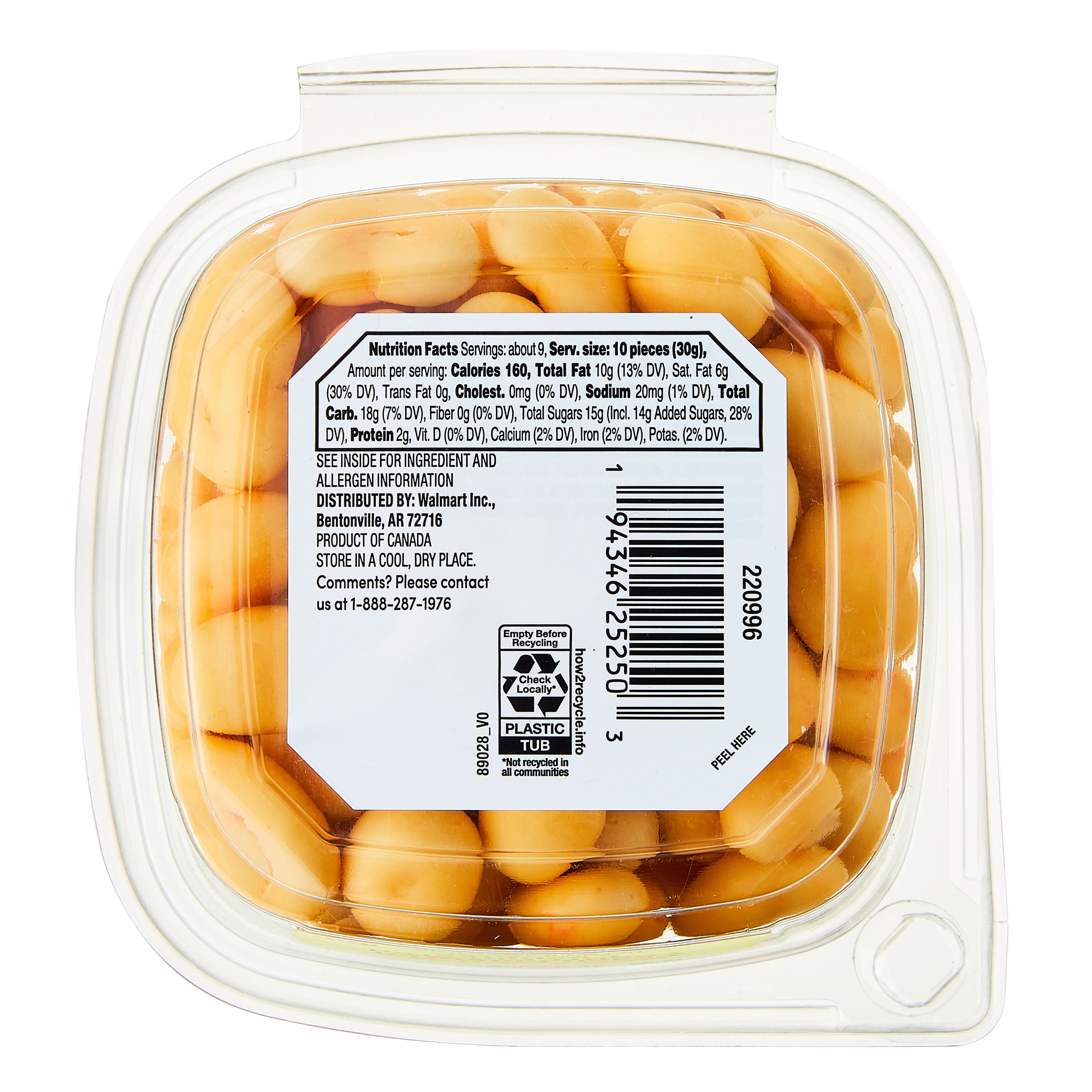 bettergoods Peach Flavored Yogurt Covered Cashews with Real Cashews, 9.5 oz
