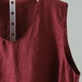 thumbnail image 6 of AherBiu Tank Tops for Women Lightweight Summer Casual Loose Round Neck Sleeveless Basic Shirts Blouse, 6 of 7
