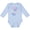 AE-Light Blue, variant on Inktastic Pink or Blue, Big Brother Loves You Footprints and Heart Boys Long Sleeve Baby Bodysuit