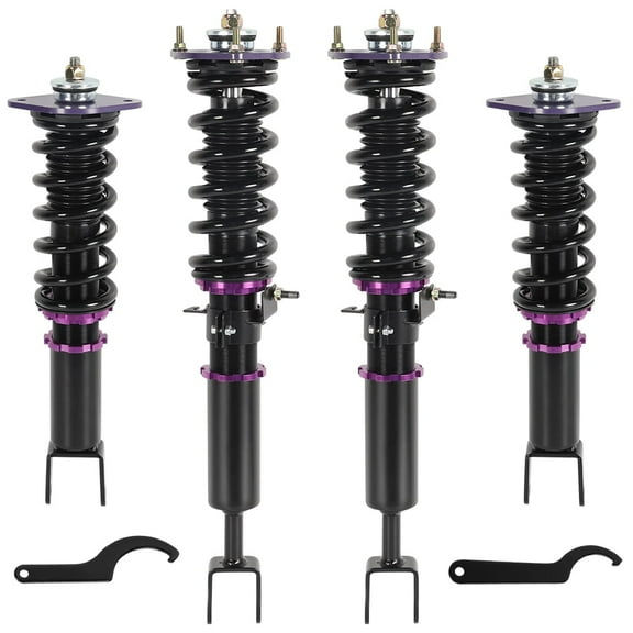 SPEEDWOW Coilover Shocks Kits for 2003-2008 Nissan Fairlady 350Z Z33, 24 Levels Damper Adjustable Coilovers Suspension Struts Kit