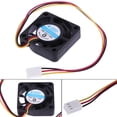 thumbnail image 4 of Ventilador de refrigeración para CPU de ordenador FLhrweasw 3 pines 40mm 4cm 40x40x10mm CC de 12V 10 Uds, 4 of 6
