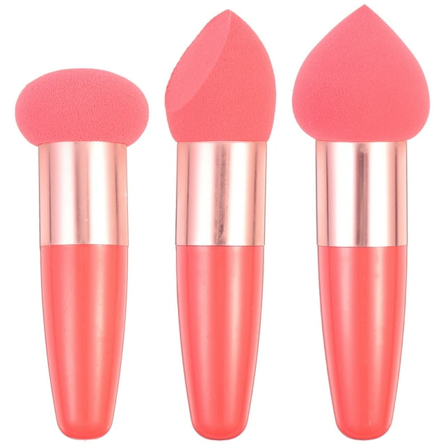 3Pcs Beauty Makeup Pens Wet Dry Makeup Pens Portable Makeup Sponges Cosmetic Tools
