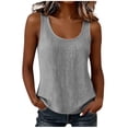 thumbnail image 2 of Betivan Womens Cotton Linen Tank Tops 2026 Sleeveless Gauze Shirt Loose Fit Lightweight Comfy Dressy Blouse, 2 of 7