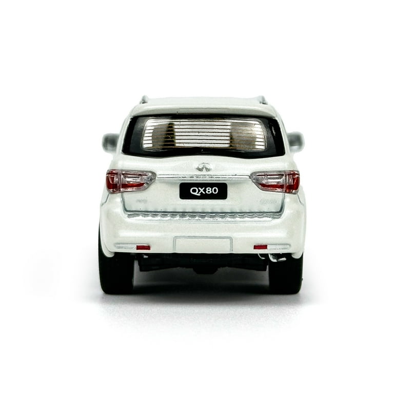1:64 Infiniti QX80 White Diecast Model Car Collection Gift