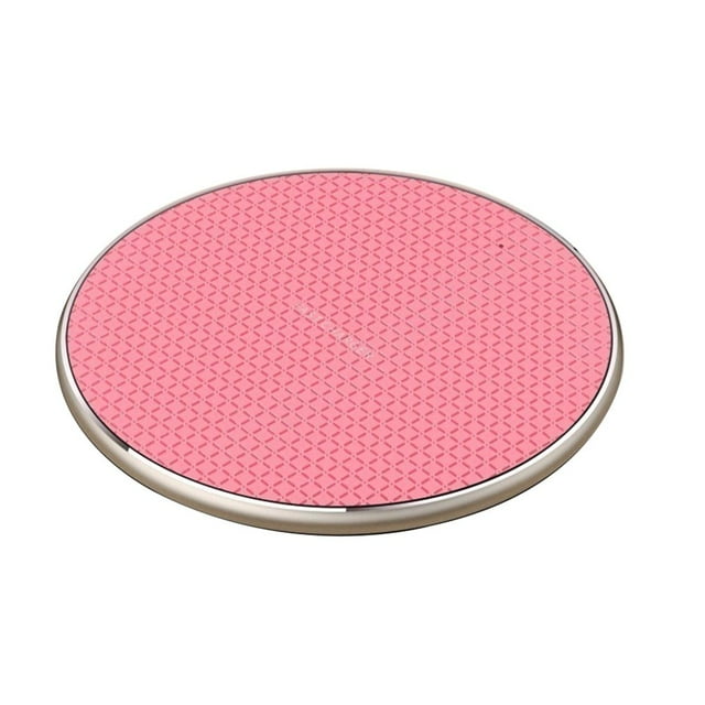 10W Shape Fast Charging Mat Phone Charger Desktop Non-slip Phone Wireless Charging Pad with LED Indicator