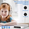 thumbnail image 2 of Generic Portable CD Player & Bluetooth Speaker, Stereo Audio Player with Headphone Jack, English Student Repeater Function, 291g Lightweight Walkman, 2 of 8