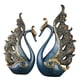 thumbnail image 2 of Adornos de pavo real, 2 piezas de adornos de pavo real, escultura de pavo real de escritorio natural, decoración de escritorio, rendimiento sólido, 2 of 8