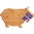 thumbnail image 2 of Totally Bamboo Pig Shaped Bamboo Serving and Cutting Board, 15-5/8" x 9-1/2", 2 of 8