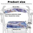 thumbnail image 6 of HELLHERO Marble Pattern Seat & Backrest Cover Set and Walker Seat Cushion Cover for Unisex Anti-Slip Cover for Dust Proof, 6 of 7