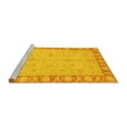 thumbnail image 2 of Ahgly Company Machine Washable Indoor Rectangle Oriental Yellow Traditional Area Rugs, 2' x 3', 2 of 4
