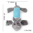 thumbnail image 4 of Dog Toys Chew Sound Toy for Dogs Training Soft Plush Strip Biting Squeaky Toys for Puppies And Cats #051, Grey, 4 of 5