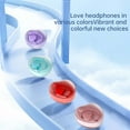 thumbnail image 5 of Cute Heart Shaped Wireless Earbuds Open Ear Headphones Wireless Bluetooth in Ears Wireless Earbuds Noise Cancelling Valentines Day Gifts Gaming Earphones, 5 of 5
