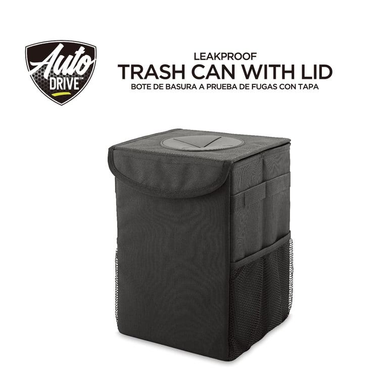 Leakproof Car Seat Back Trash Bin with Adjustable Strap photo 2
