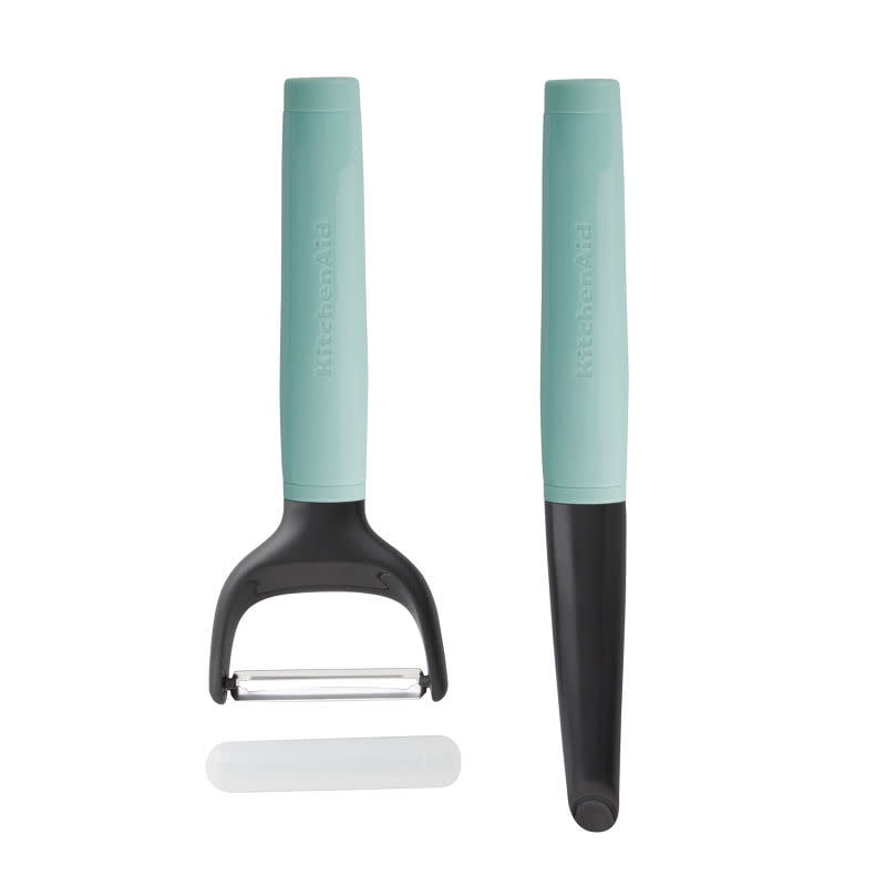 KitchenAid Universal 2 Peeler Set Euro Peeler in Aqua
