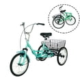 thumbnail image 7 of Fomas 20 inches Folding Tricycles with 3 Wheel Large Basket for Adults, 7 of 7