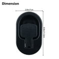 thumbnail image 5 of 3 Pcs Replacement Sofa Couch Recliner Chair Pull Handle Lever Parts Hardware, ABS Oval Style Release Handle for Power Recliners, Fits 6mm and 3mm Cable, Black, 11cm x 6.8cm, 5 of 12