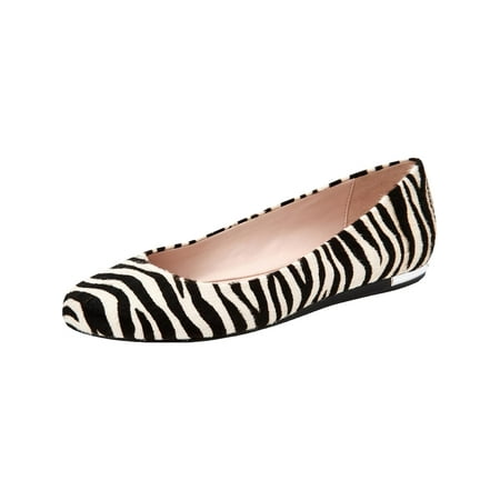 UPC 194060407388 product image for Calvin Klein Womens Kosi Zebra Calf Hair Slip On Ballet Flats B/W 5 Medium (B M) | upcitemdb.com