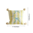 thumbnail image 3 of Linnome Taie d'Oreiller Carrée Imprimée Double Face Détachable pour Salon Canapé Housse de Coussin Décorative Besoins, 3 of 6