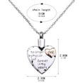 thumbnail image 2 of Memorial Necklace Dog No Longer By my Side Forever In My Heart Urn Ash Stainless Steel Necklace, 2 of 7