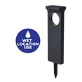 thumbnail image 5 of C Cattleya 12-Pack 17.25inch Low Voltage Matte Black LED Outdoor Solar Landscape Path Lights, 5 of 6