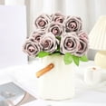 thumbnail image 6 of Gqtwoy 25Pcs Rose Artificial Flowers for Decorations, Faux Roses with Stems, Realistic Wedding Bouquet for Bridal Shower, Romantic Floral Arrangement for Home Decor, 6 of 6