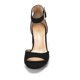 thumbnail image 4 of Sandalia DREAM PAIRS con tacón bloque de 5.5 cm y hebilla ajustable negra, 4 of 6