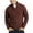Burgundy, variant on Lucky Brand Donegal Half Zip Mock Neck Sweater, Heather Burgundy, S