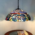 thumbnail image 2 of Two Light Ceiling Pendant with Geometric Patterns, Multicolor, 2 of 2