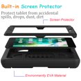 thumbnail image 4 of SUPNICE Kids Case for iPad Mini 1 2 3 - Light Weight Shock Proof Handle Stand Cover Case with Built-in Screen Protector for iPad Mini 1 / iPad Mini 2 / iPad Mini 3 - Black, 4 of 8