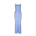 thumbnail image 1 of Vestido Largo de Verano Sexy Delgado Suspendente Impreso Falda Maxi sin Espalda, Vestido de Verano Sexy de Moda Y Fluido, 1 of 6