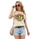 thumbnail image 3 of Camiseta Zylkor vintage 1975, retro, 50 cumpleaños, regalo para mujer, 3 of 6